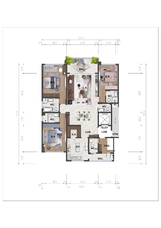 3 Bed Apartment with En Suite at Brookside Gardens Drive - 4