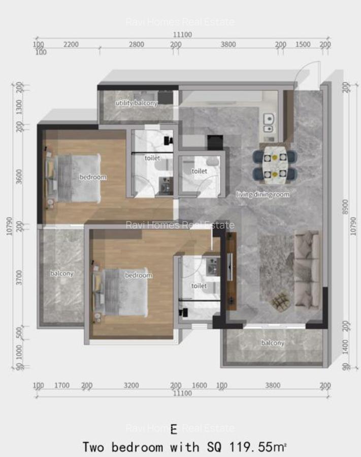 2 Bed Apartment with En Suite at Westlands Along General Mathenge Road Next To Karura Forest - 1