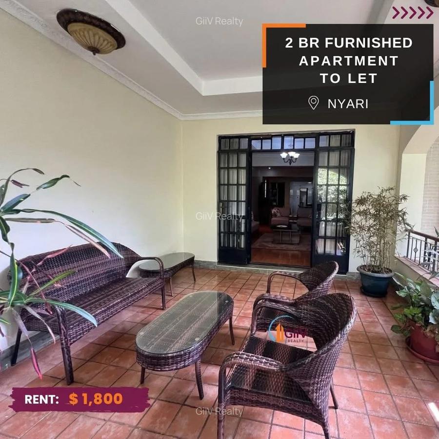 Serviced 2 Bed Apartment with En Suite in Nyari - 1