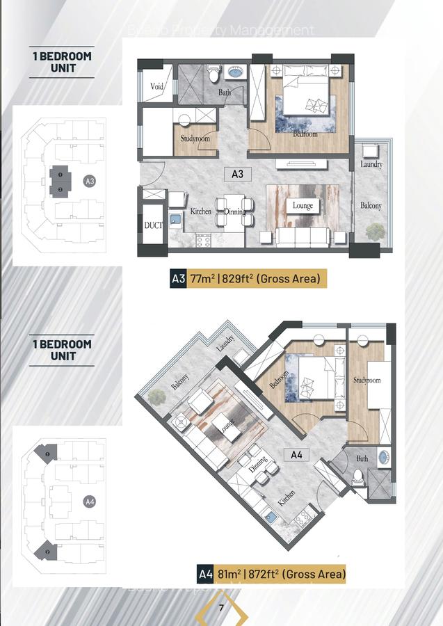 1 Bed Apartment with En Suite in Westlands Area - 1