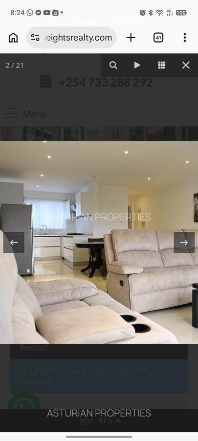 Serviced 2 Bed Apartment with En Suite in Rhapta Road - 14