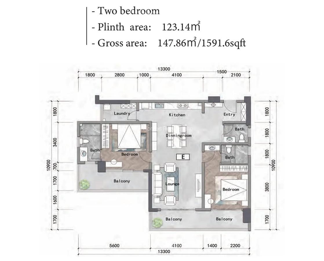2 Bed Apartment with En Suite in Westlands Area - 20