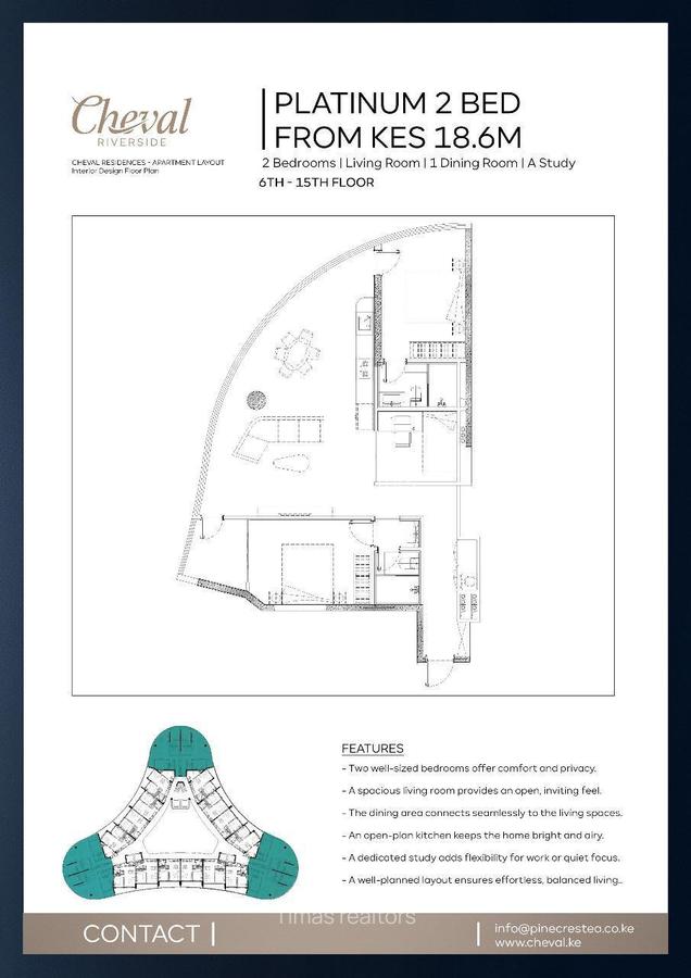 1 Bed Apartment with En Suite at Riverside - 13