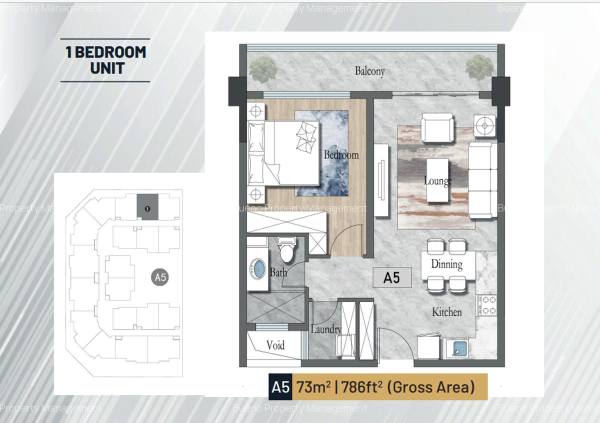 1 Bed Apartment with En Suite in Westlands Area - 9