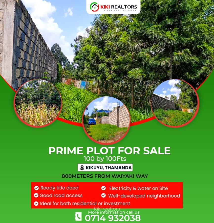 Residential Land in Kikuyu Town - 2