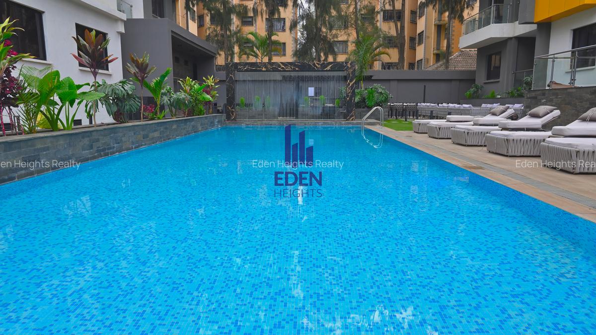Furnished 1 Bed Apartment with Swimming Pool in Kilimani - 9