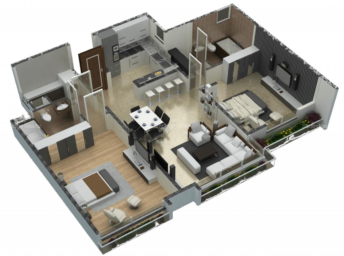 2 Bed Apartment with En Suite at Argwings Kodhek - 6