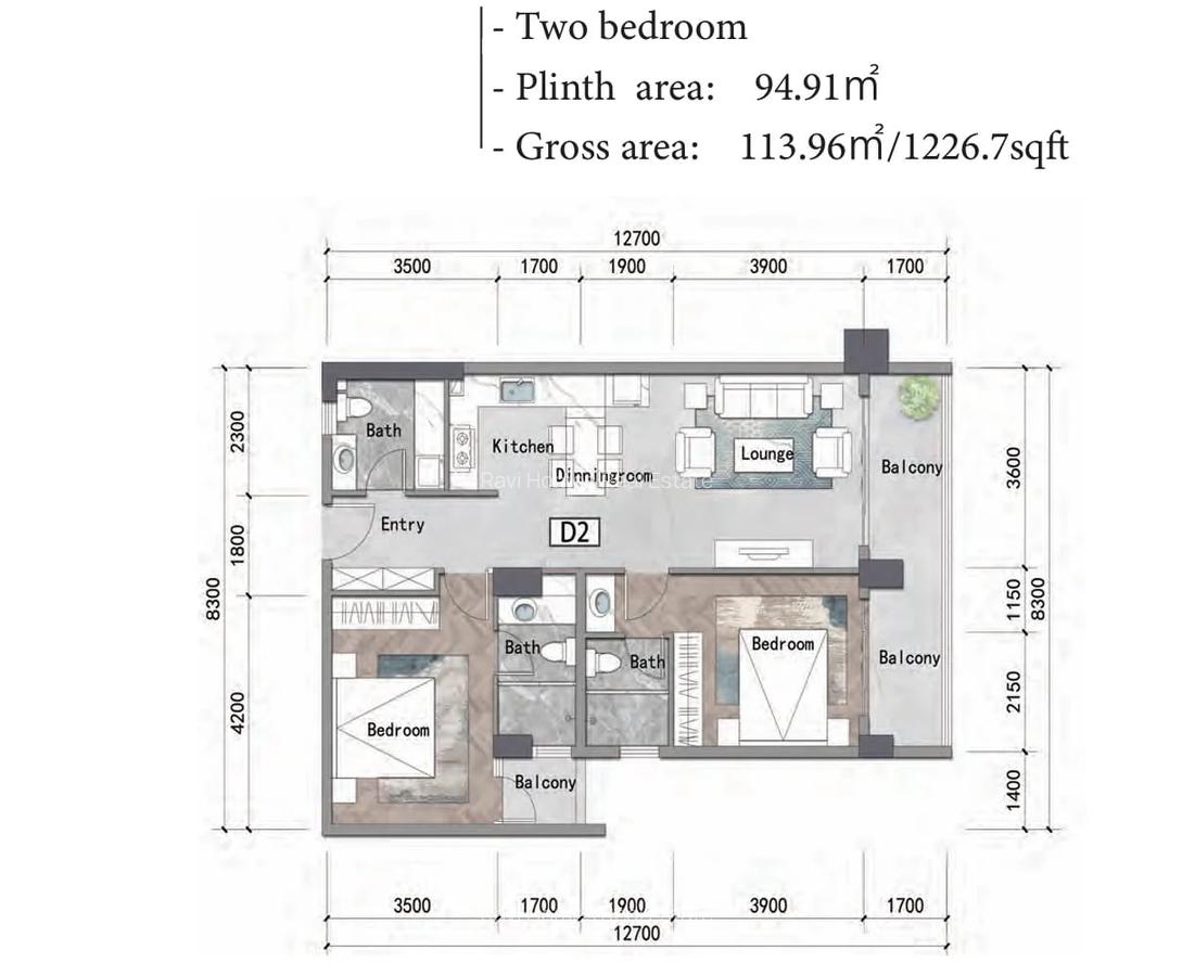 1 Bed Apartment with Swimming Pool at General Mathenge - 6