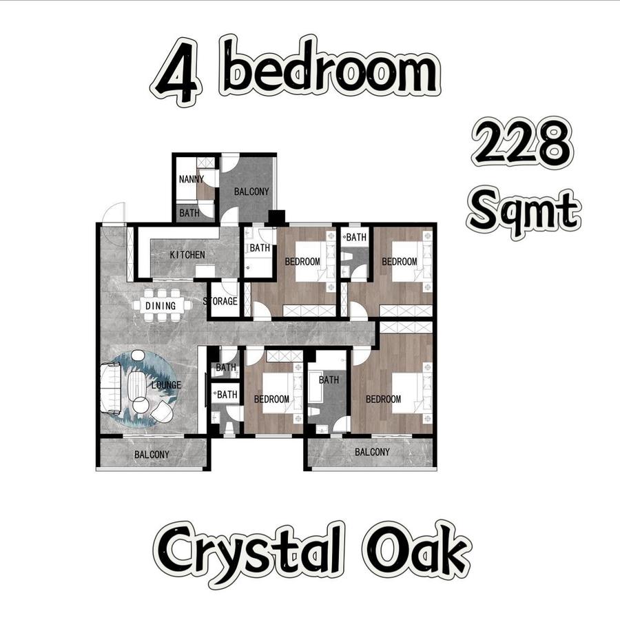 3 Bed Apartment with En Suite at Othaya Road - 12