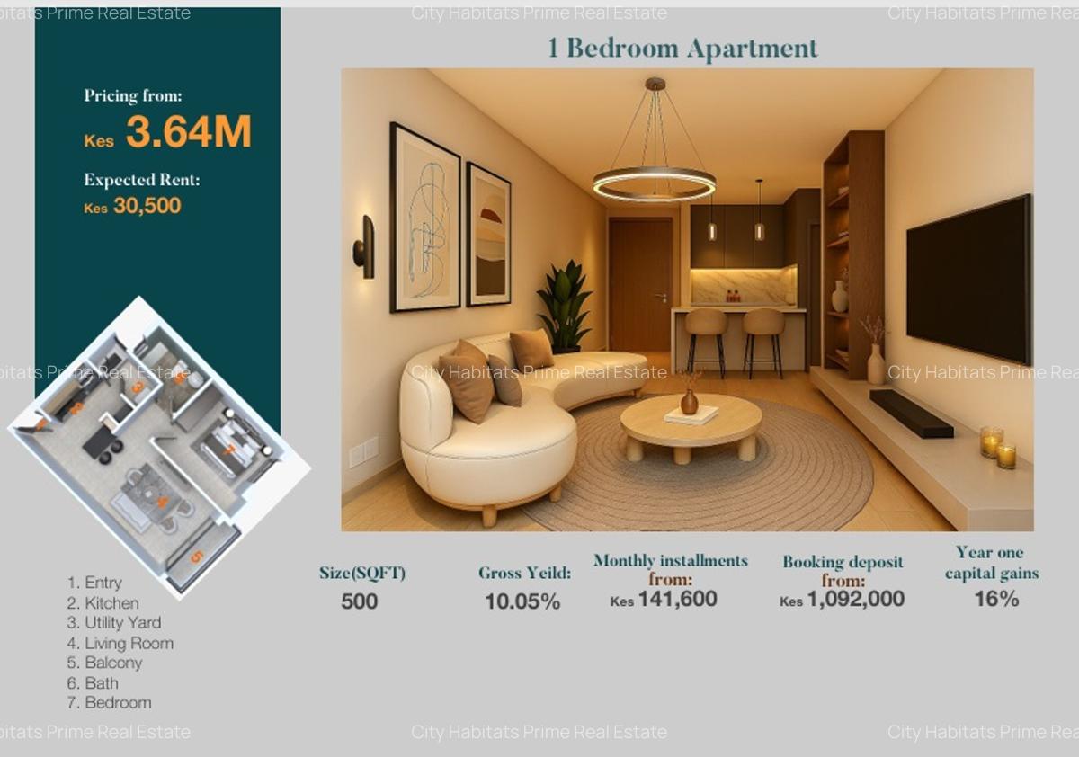 2 Bed Apartment with En Suite in Kabete - 8