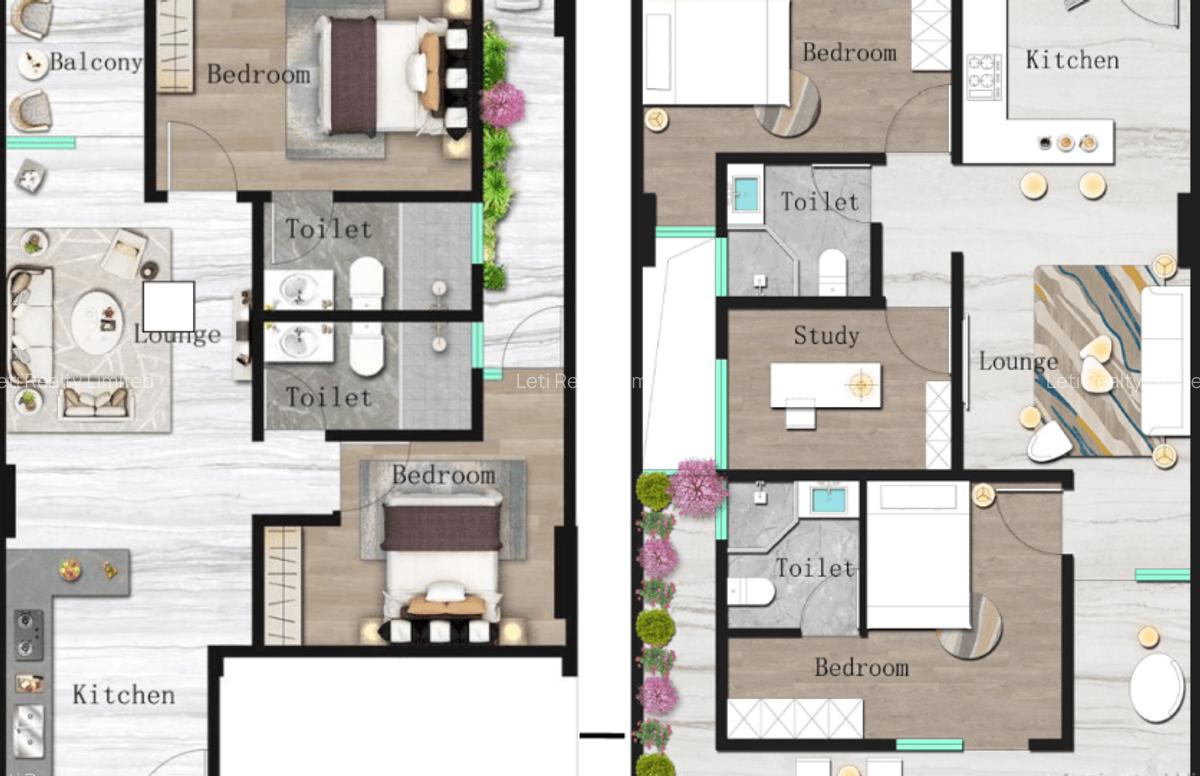 1 Bed Apartment with En Suite in Westlands Area - 2