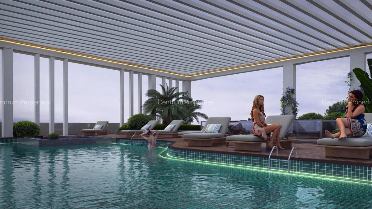 Studio Apartment with Swimming Pool at Westlands - 3