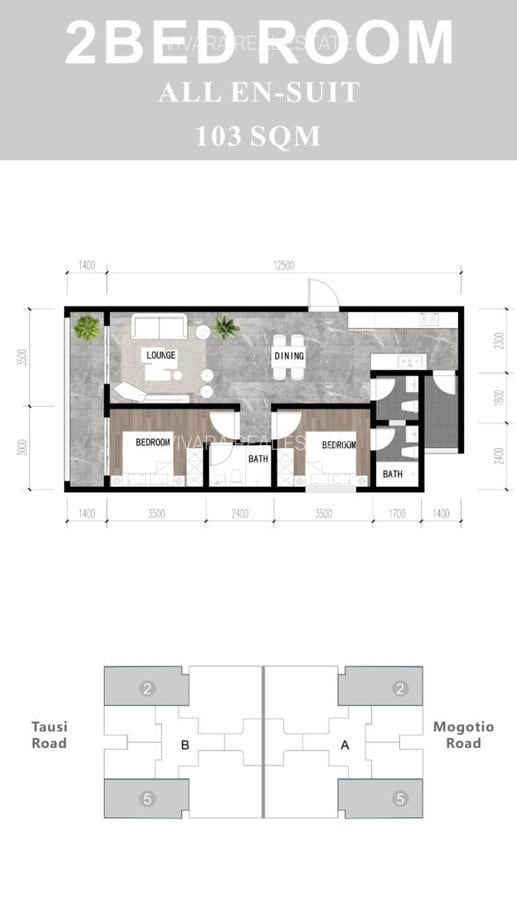 2 Bed Apartment with Swimming Pool at Westlands - 10