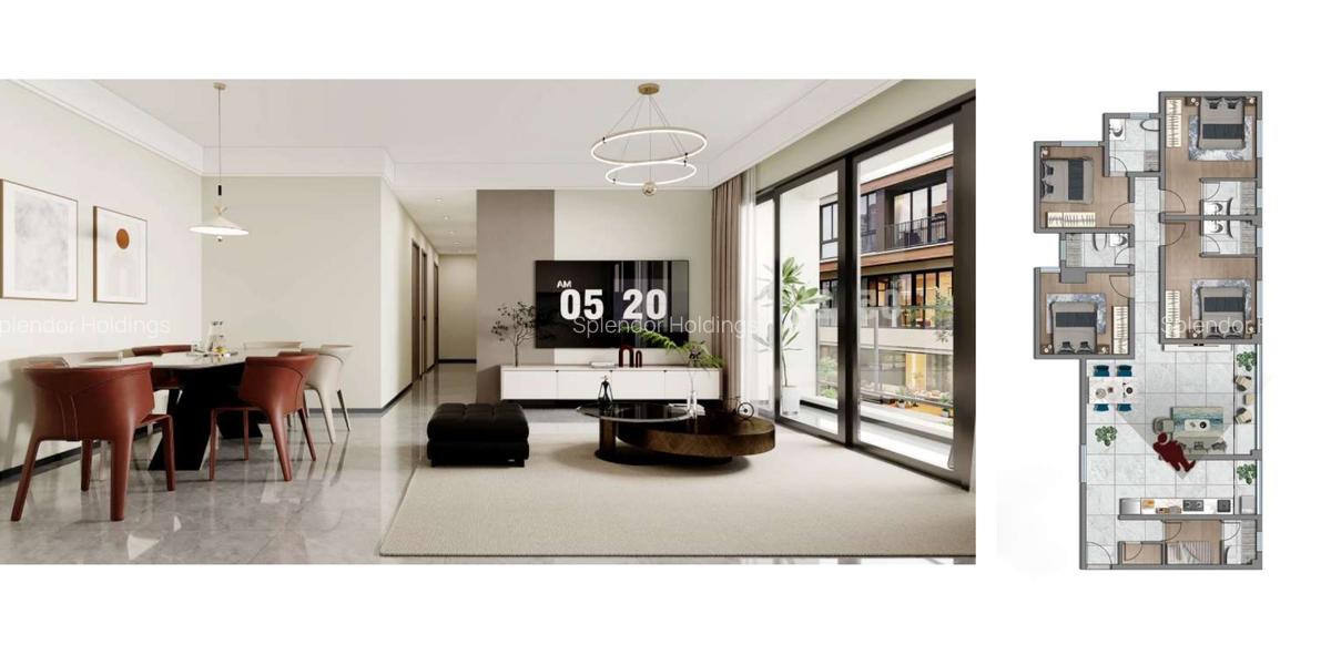 4 Bed Apartment with En Suite in Kileleshwa - 4