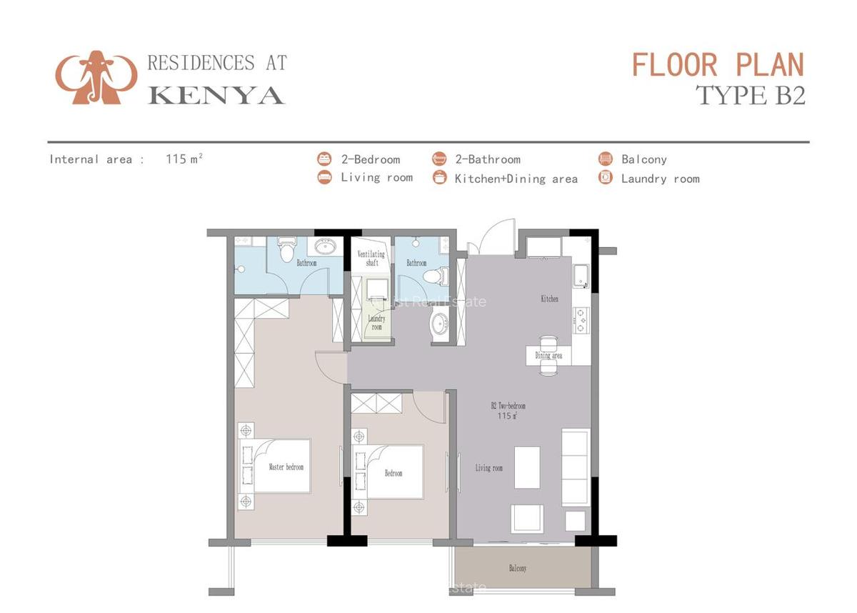 3 Bed Apartment with En Suite at Gatundu Road - 4