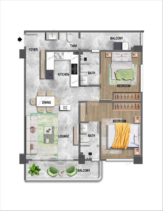 1 Bed Apartment at Riverside Drive - 10