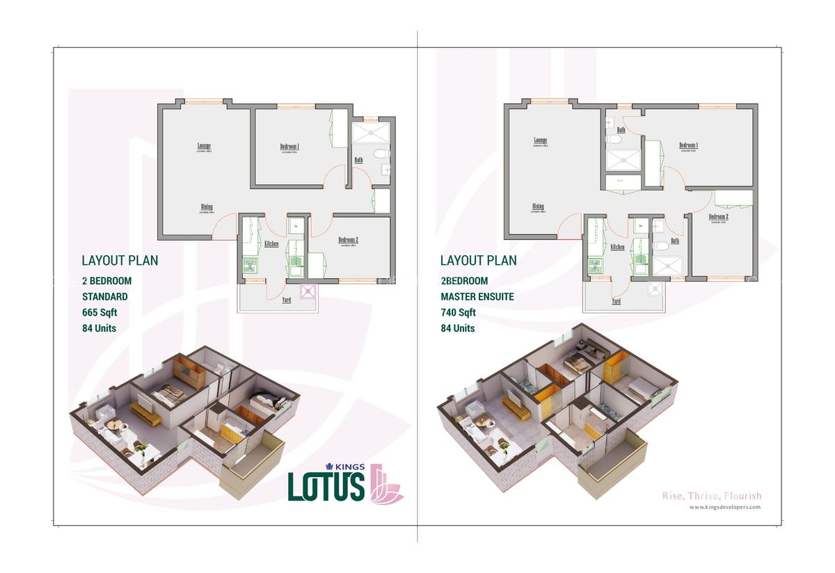 2 Bed Apartment with Borehole at Gataka Road - 1