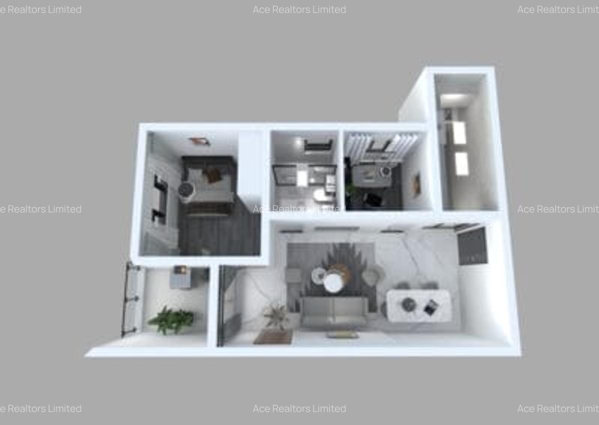 1 Bed Apartment with Swimming Pool at Kilimani Estate Nairobi - 2