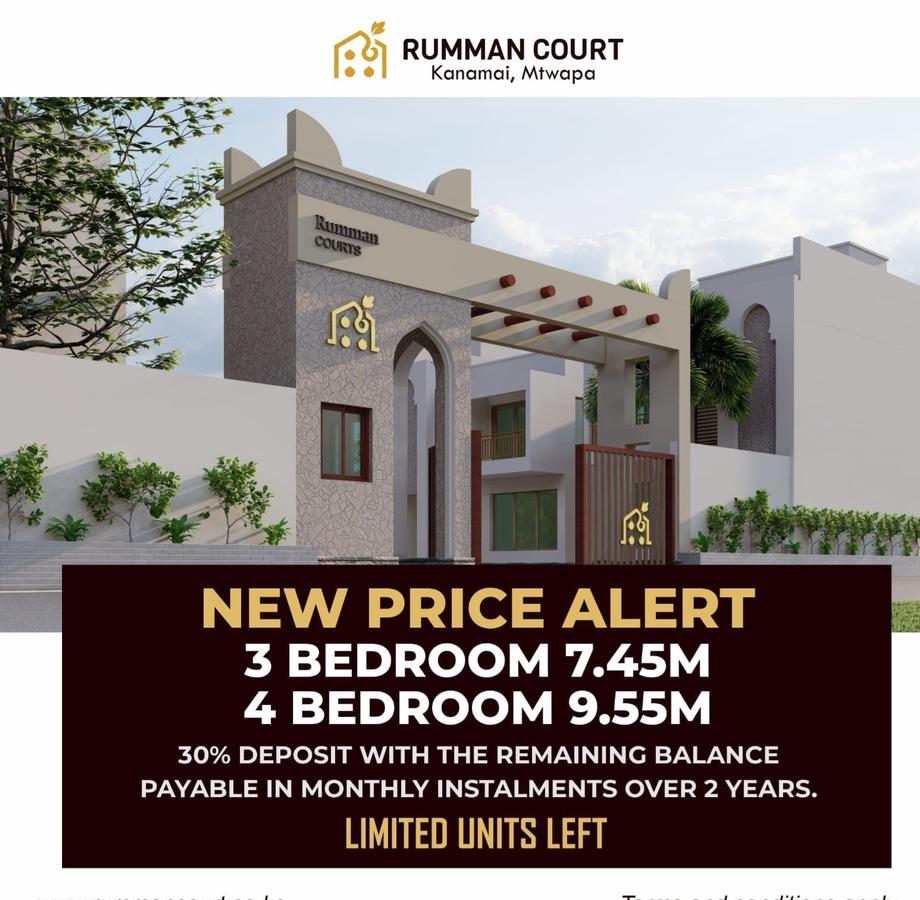 4 Bed Villa with En Suite at Kanamai Area - 1