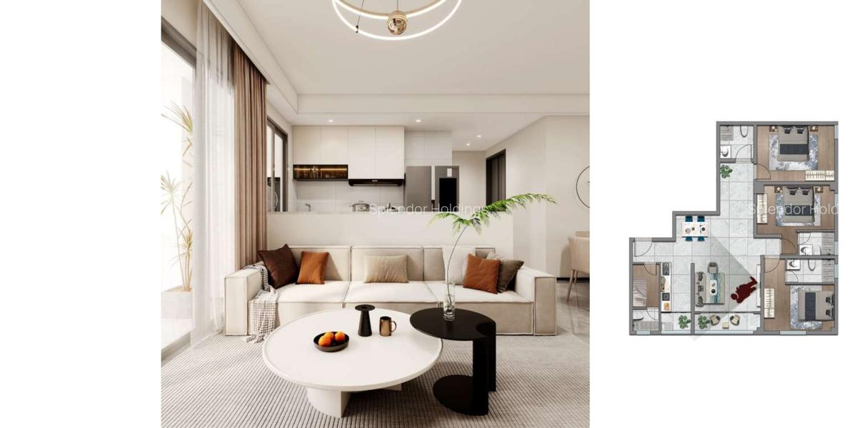 3 Bed Apartment with En Suite in Kilimani - 1