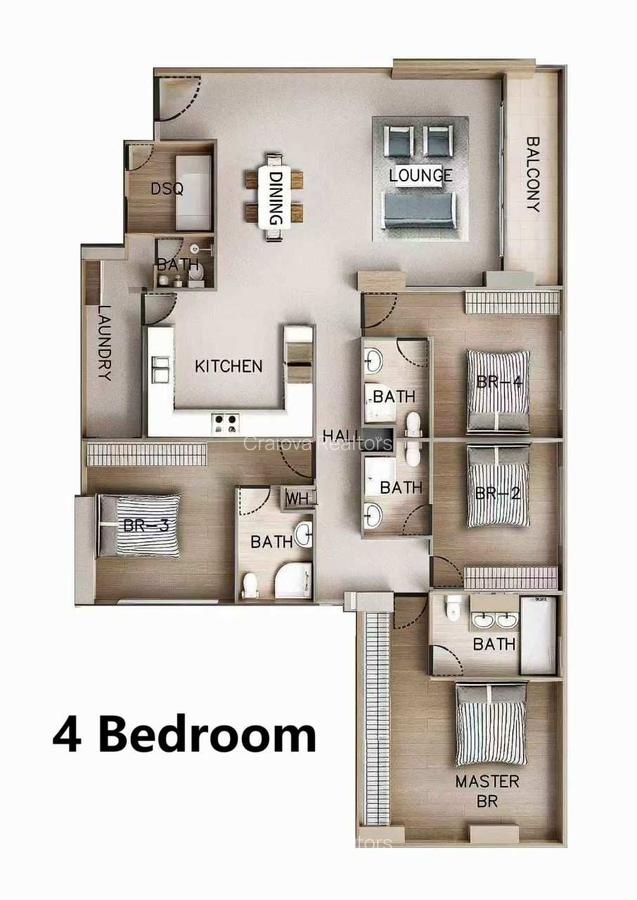 1 Bed Apartment with Swimming Pool at Riara Road - 7