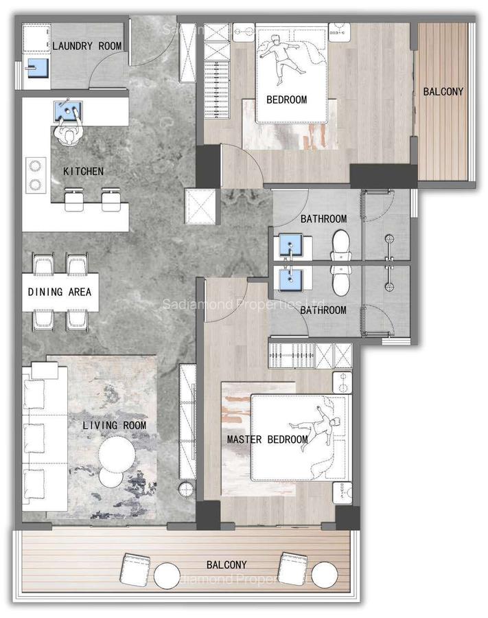 2 Bed Apartment with En Suite in Brookside - 7