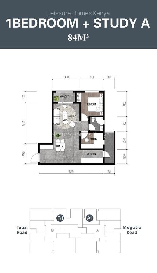 1 Bed Apartment with Swimming Pool at Mogotio Road - 18