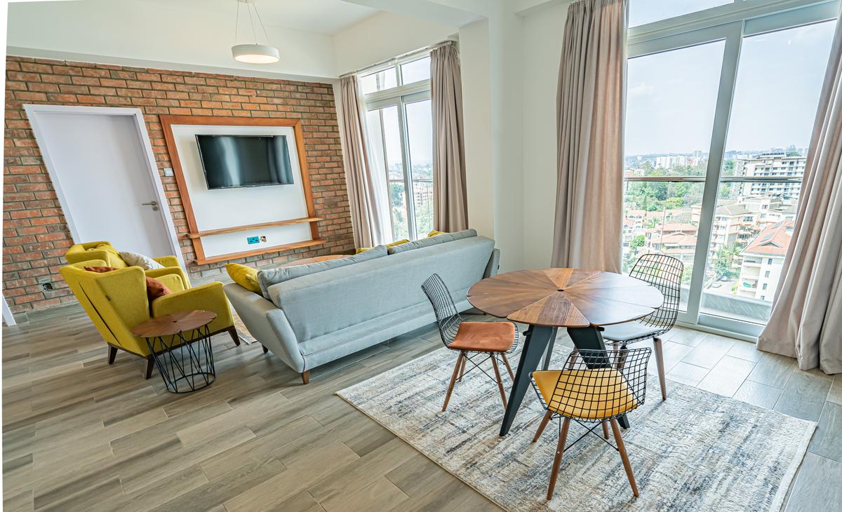 serviced 1 bed apartment with en suite at vihiga road
