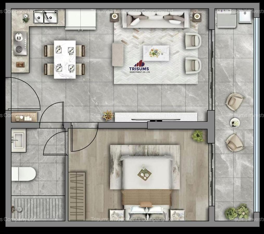 1 Bed Apartment with Backup Generator in Westlands Area - 2