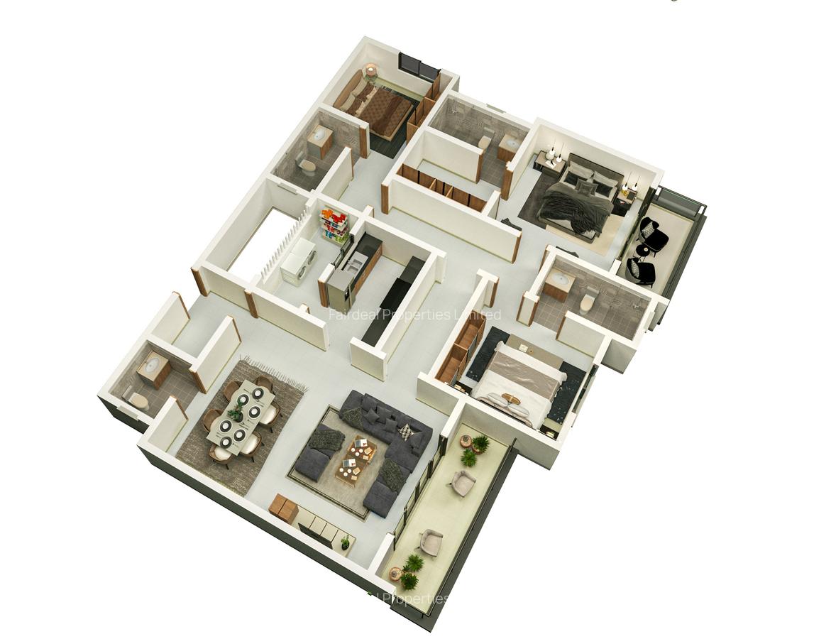 2 Bed Apartment with En Suite in Westlands Area - 12