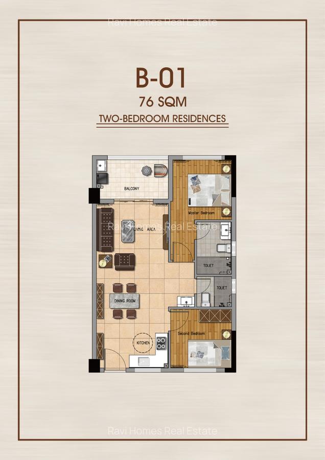 1 Bed Apartment with Swimming Pool in Westlands Area - 20