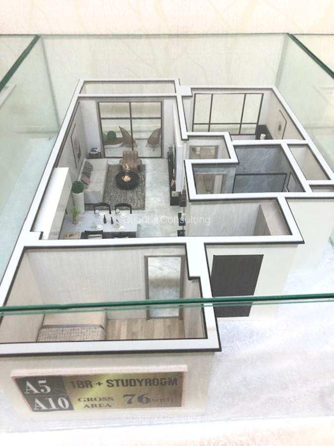 Serviced 1 Bed Apartment with Swimming Pool at Rhapta Road - 3