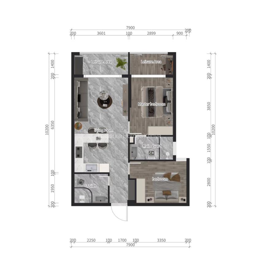 1 Bed Apartment with Swimming Pool at Tabere Crescent - 16