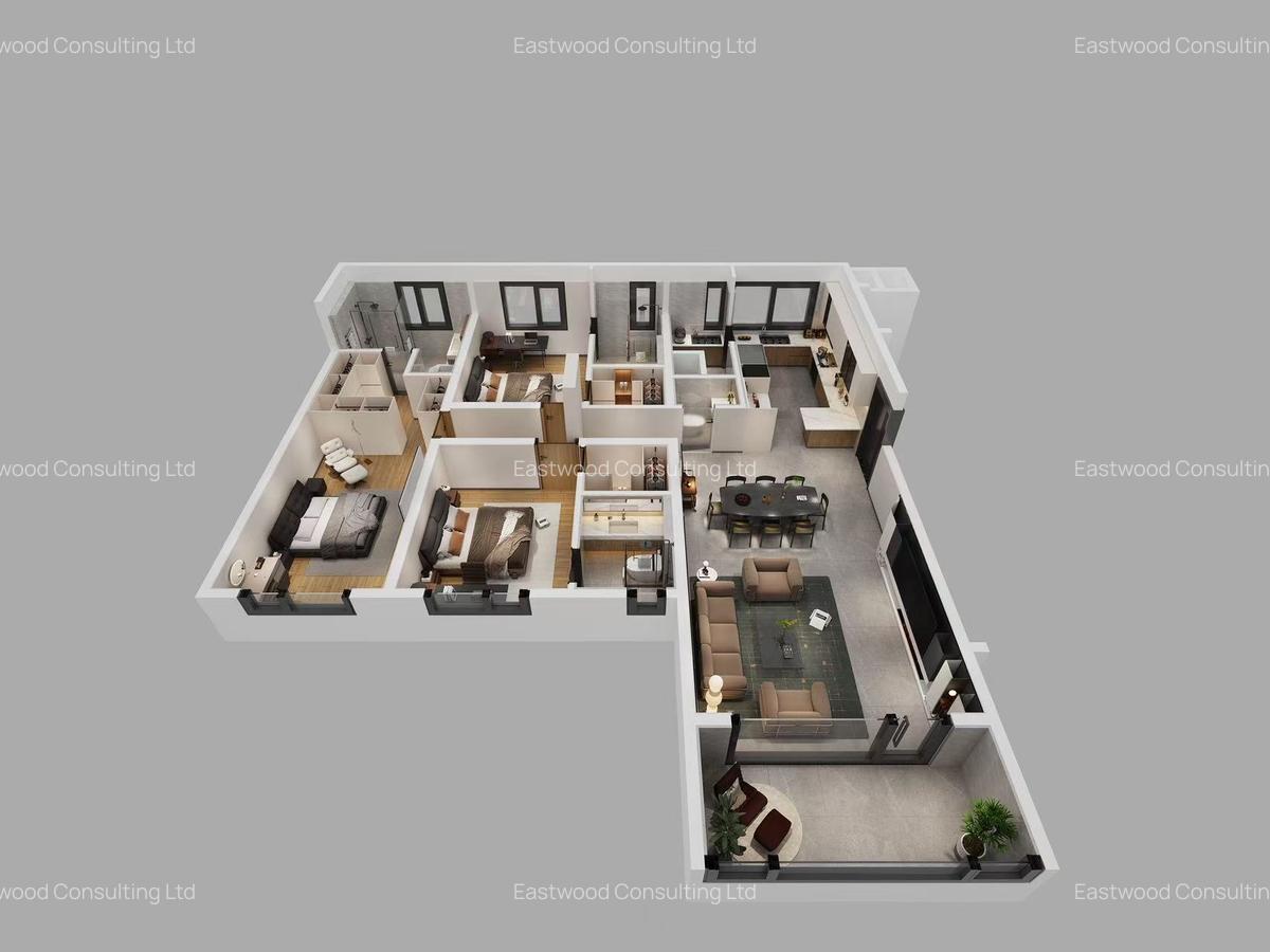 3 Bed Apartment with En Suite at Donyo Sabuk Lane - 4