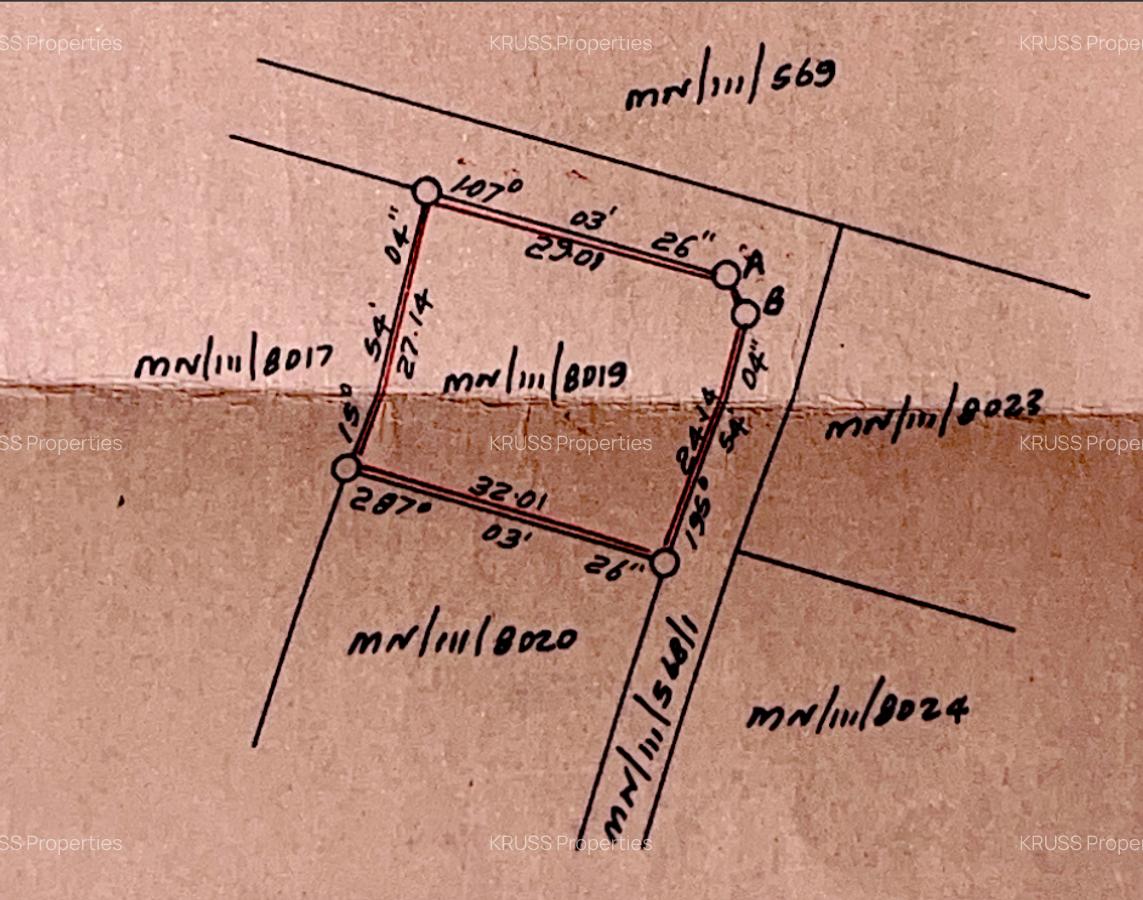 864 m² Land in Kikambala - 1