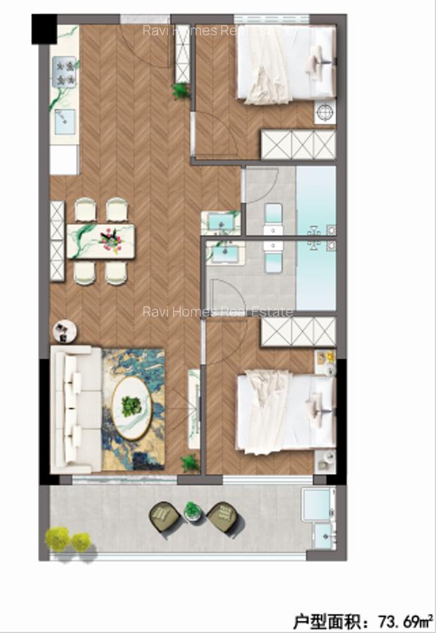 Studio Apartment with Swimming Pool at Oloitoktok - 15