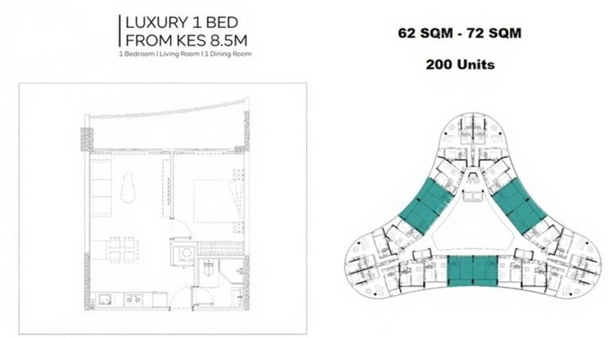 2 Bed Apartment with En Suite in Westlands Area - 6