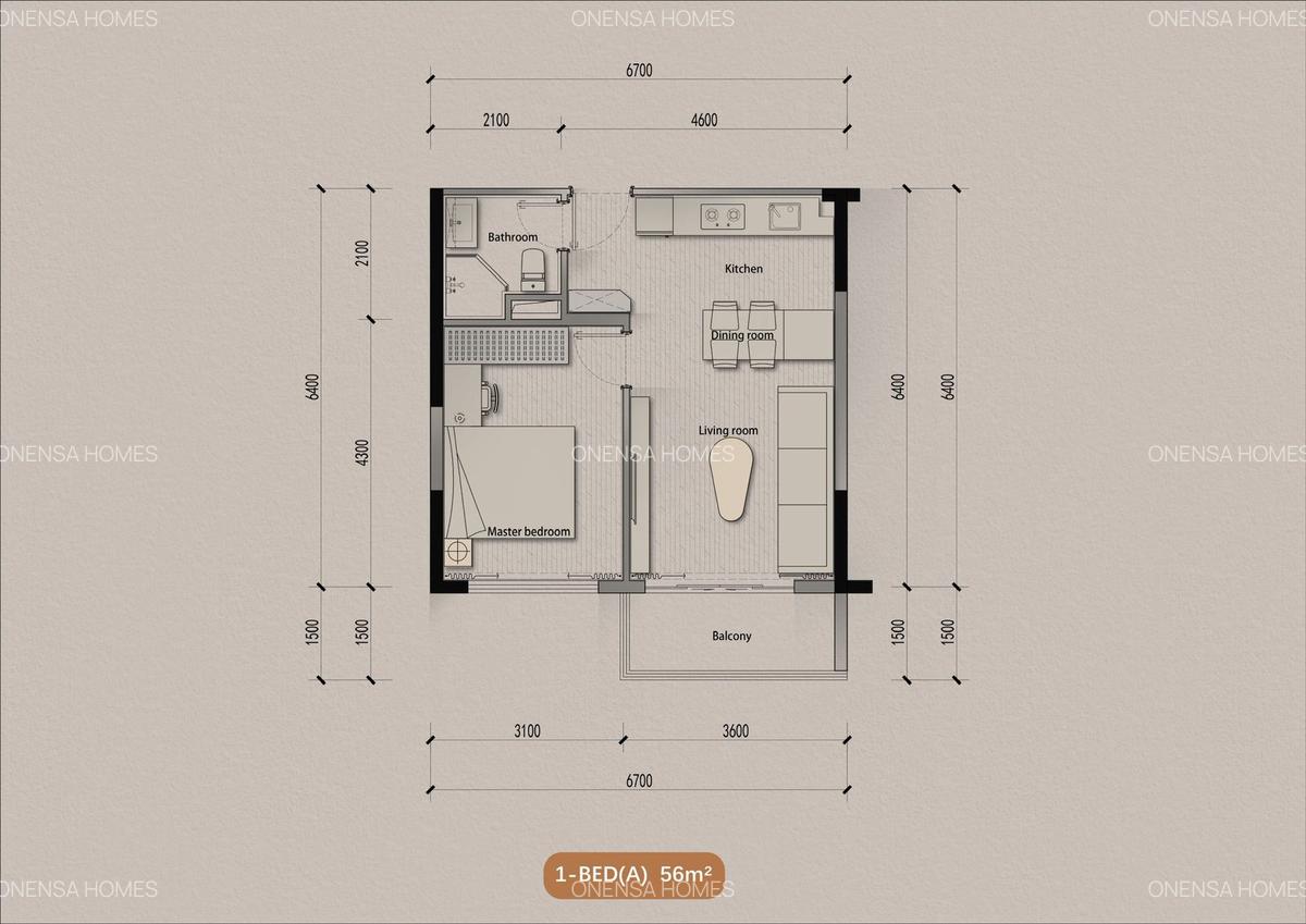 2 Bed Apartment with En Suite in Syokimau - 2