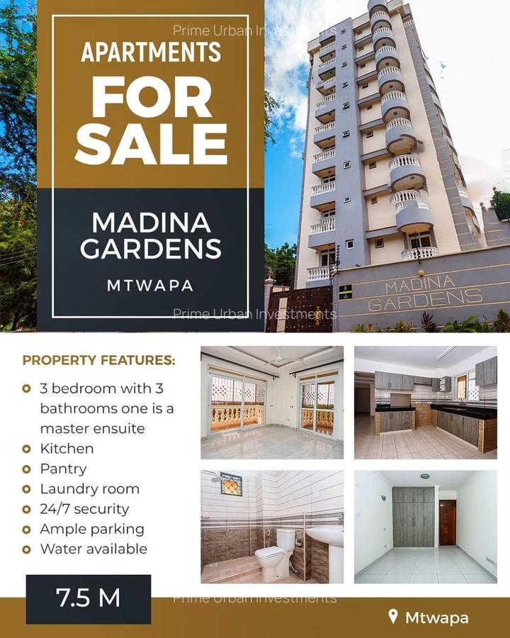 Serviced 3 Bed Apartment with En Suite in Mtwapa - 16