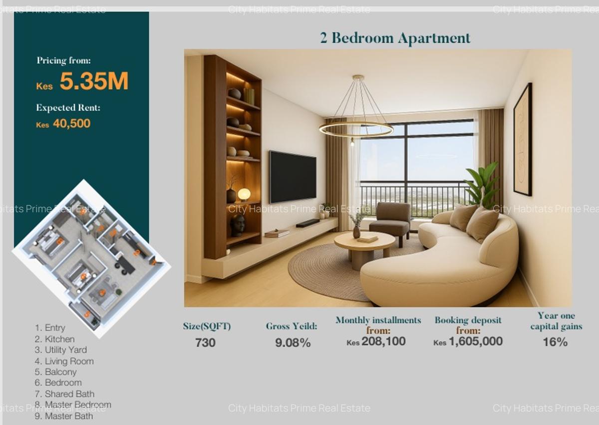 1 Bed Apartment with Swimming Pool in Kabete - 9