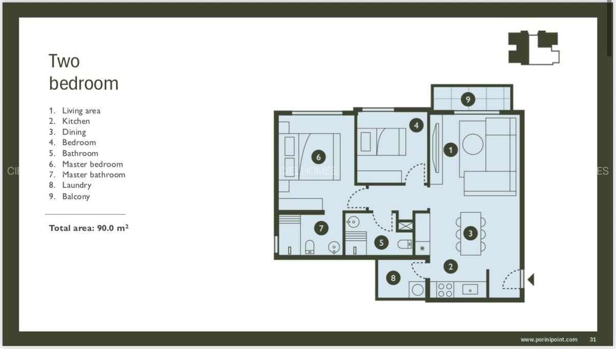 1 Bed Apartment with Swimming Pool in Tatu City - 15