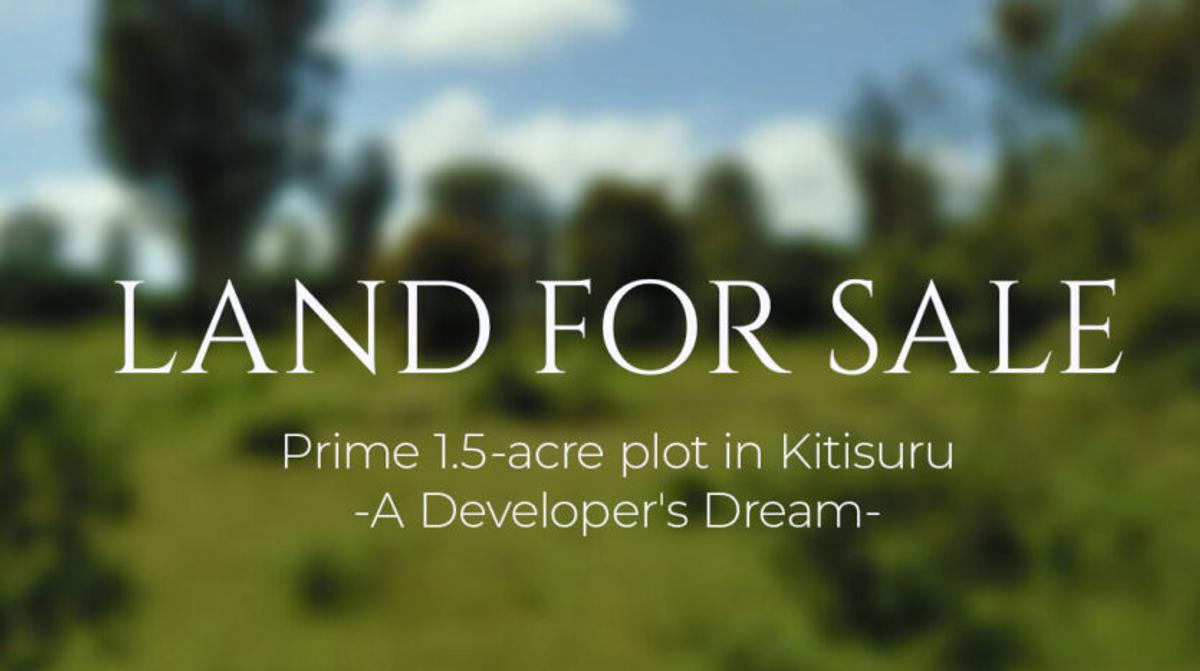 1.5 ac Land in Kitisuru - 1