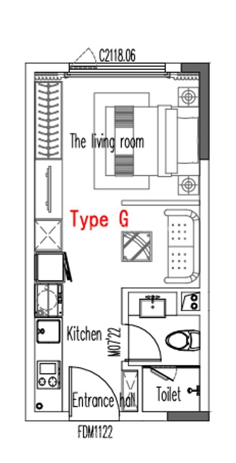 Studio Apartment with Swimming Pool in Westlands Area - 1