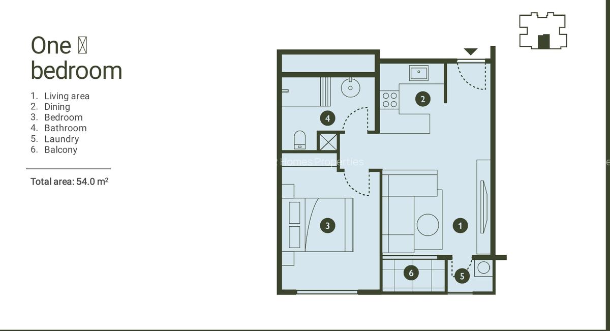 1 Bed Apartment with En Suite at Porini Point - 1