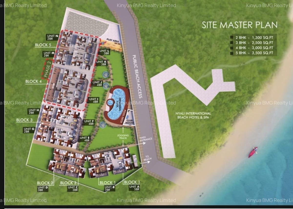 2 Bed Apartment with En Suite in Nyali Area - 5