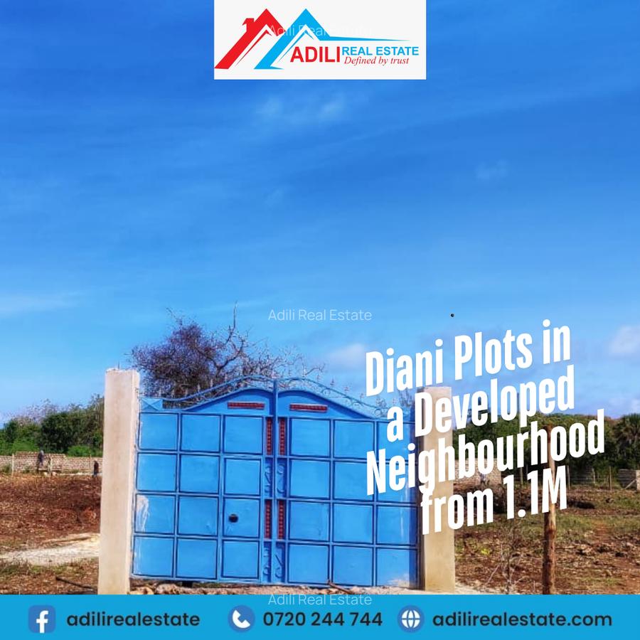 450 m² Residential Land at Diani - 2