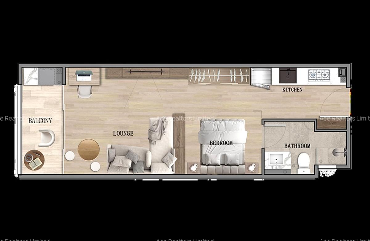 1 Bed Apartment with En Suite at Lantana Road - 1