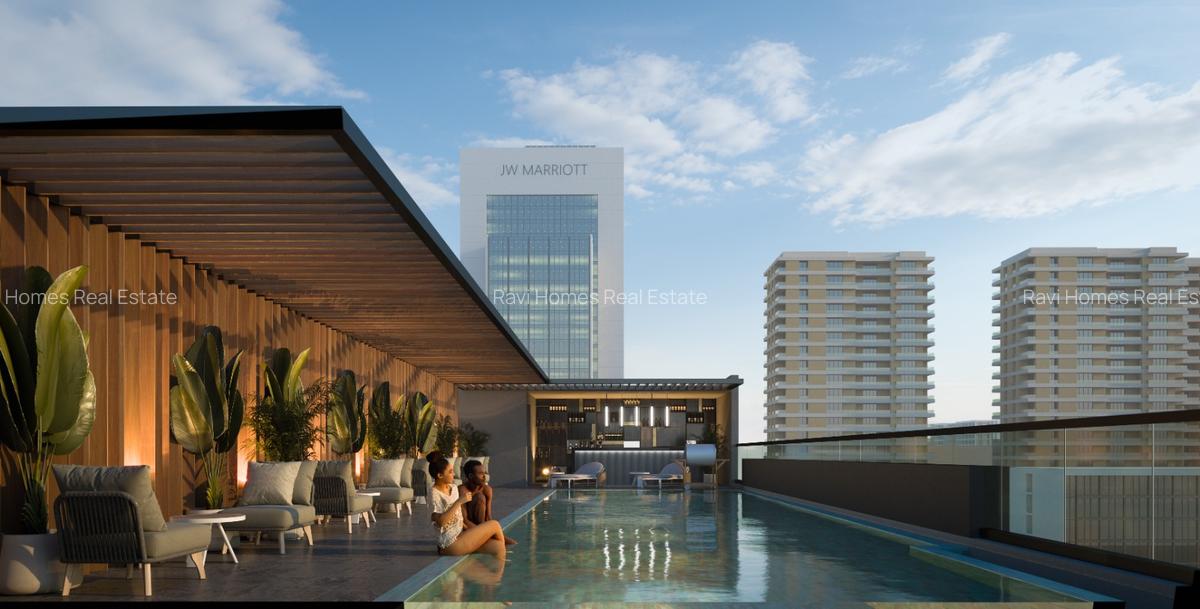 1 Bed Apartment with Swimming Pool at Muthithi Road - 1