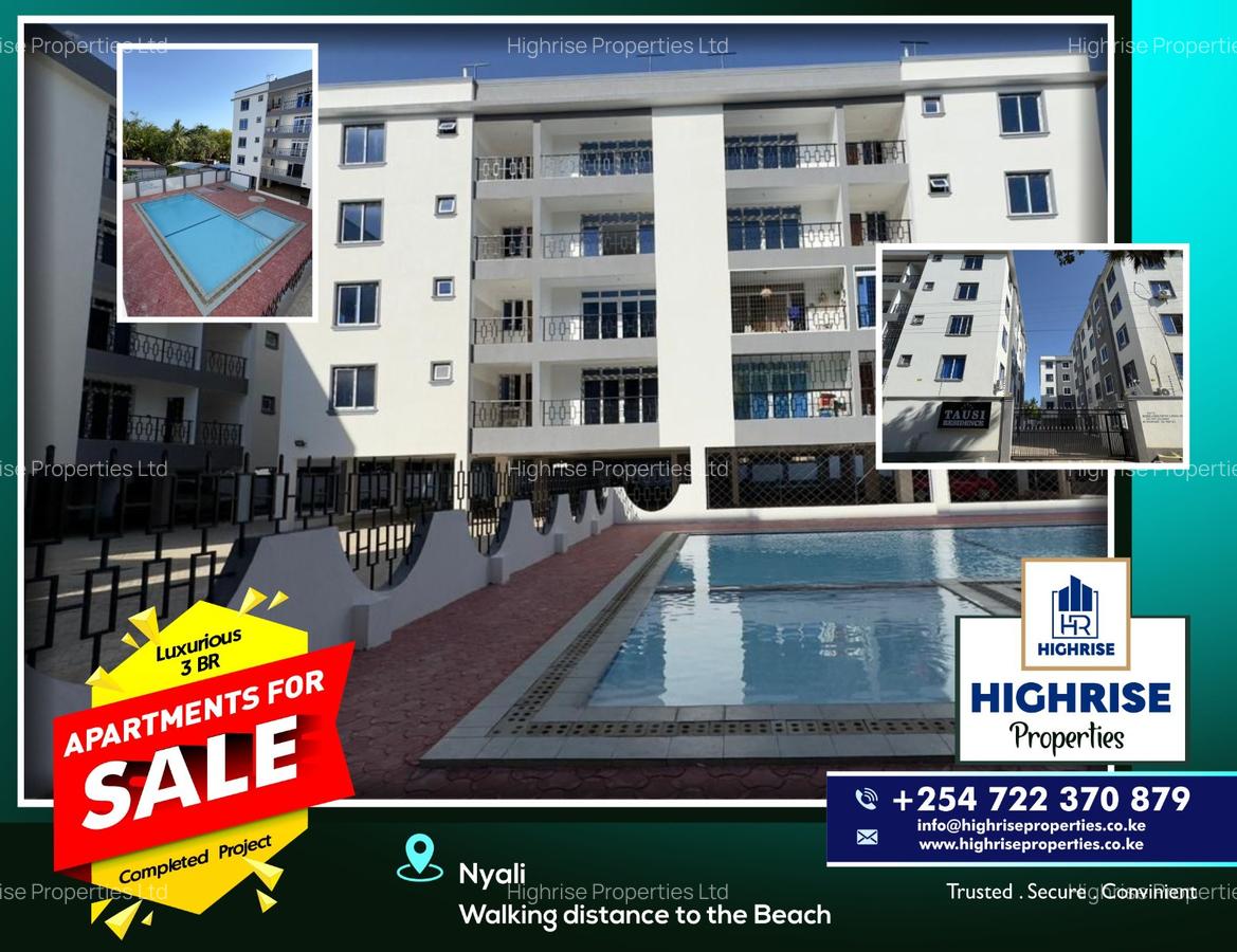 3 Bed Apartment with En Suite in Nyali Area - 1