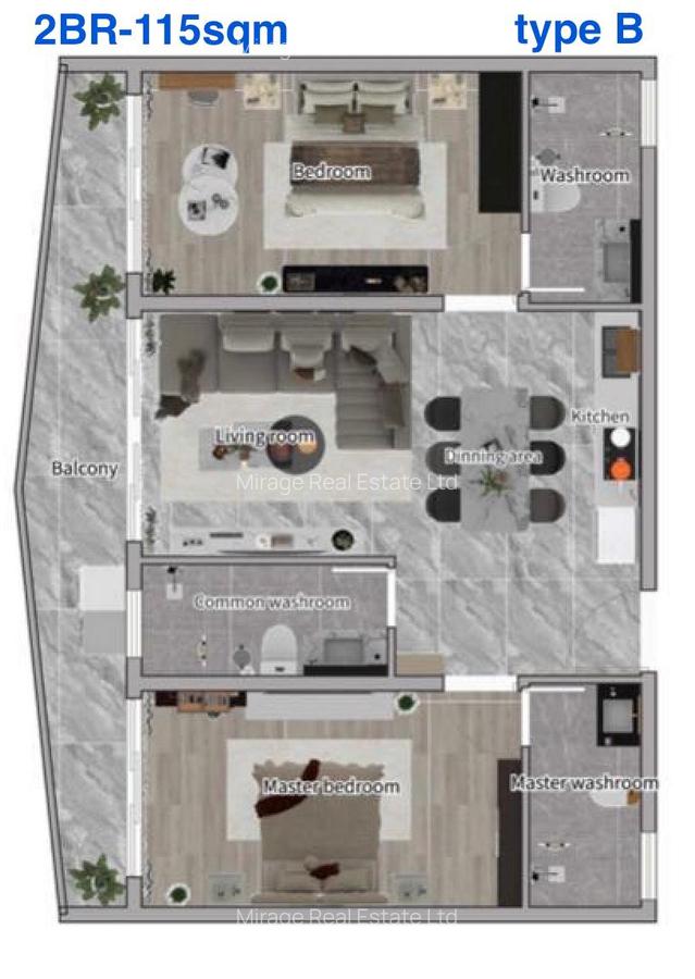 2 Bed Apartment with Swimming Pool in Westlands Area - 11